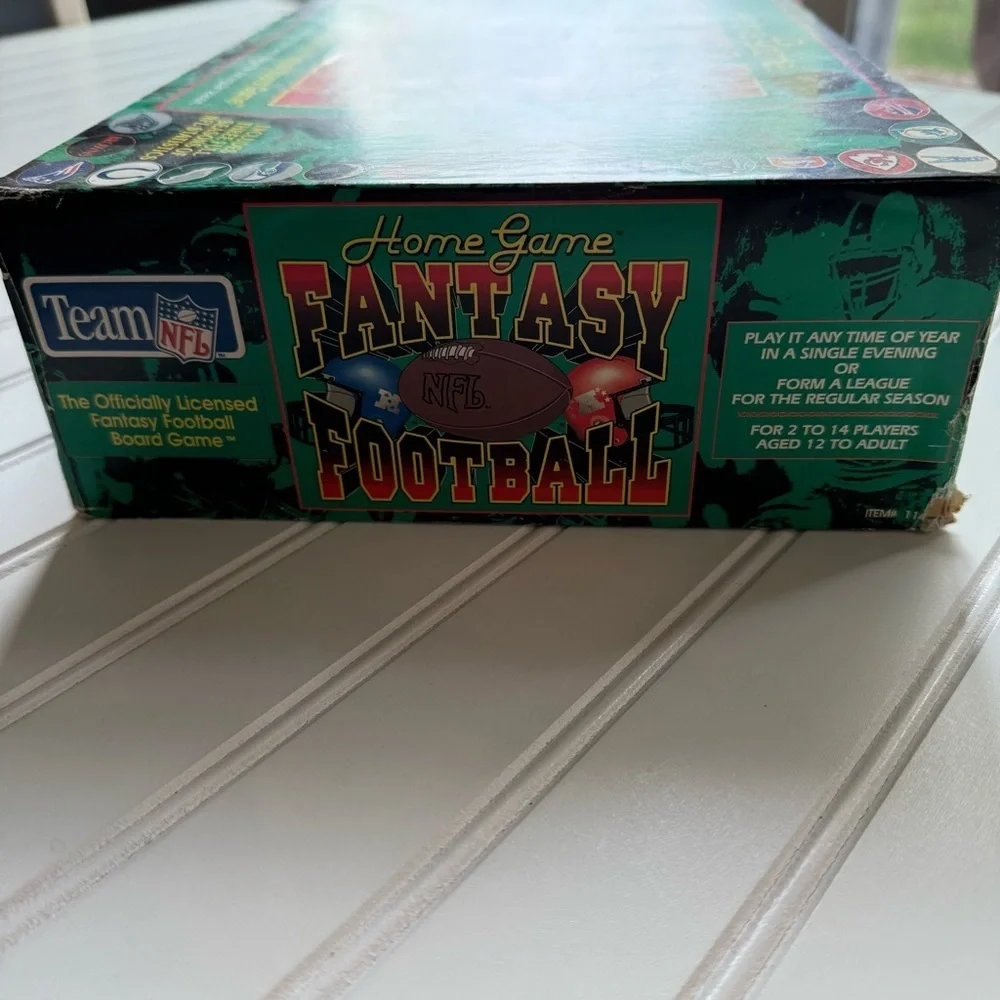 NFL Fantasy Football Board Game TDC Games Vintage 1994 Home Game
